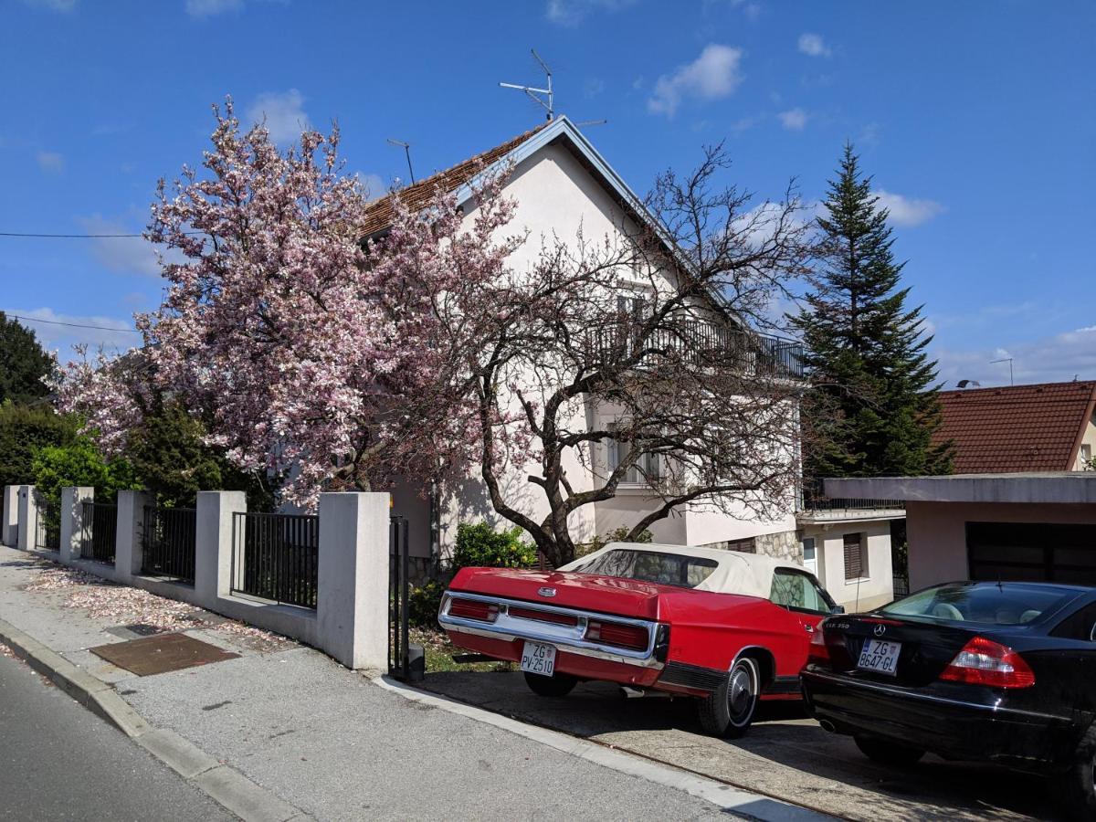 Twin-Magnolias Condo With Garden, Parking & Ev Station Zagreb Extérieur photo